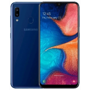 Смартфон Samsung Galaxy A20 3/32 ГБ, синий